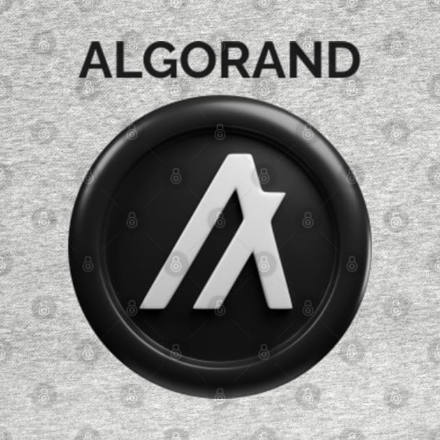 ALGORAND 3d front view rendering cryptocurrency by YousifAzeez